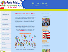 Tablet Screenshot of partypals.us
